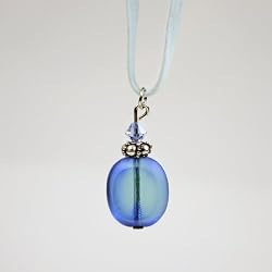 Glass Pendant - Wen Blue 2