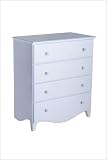 Emily Four Drawer Dresser in Baby Blue Finish By Da Vinci Baby Furniture