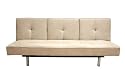 Baxton Studio Contessa Tan Split-back Convertible Sofa/ Bed
