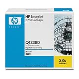 HEWLETT PACKARD Q1338D Q1338A BLACK PRINT CARTRIDGE DUAL PACK HP Q1338D - Genuine Brand Name (OEM) Product