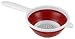 Kitchen & Housewares : Progressive International 1-1/2 Quart Collapsible Hand Strainer, Red and White