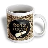 2012 Grad in Cheetah Print and Gold - 11oz Mug