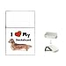 dachshund16 - I Love My Dachshund Flip Top Lighter