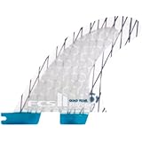 FCS II Performer Performance Core Carbon Quad Rear Surfboard Fins - Large