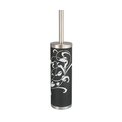 Wenko 17659100 Edelstahl WC Garnitur Ornamento Bianco