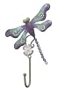 Regal Gift Dragonfly Metal Single Wall Hook Key Rack