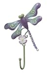 Regal Gift Dragonfly Metal Single Wall Hook Key Rack