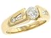Round/Baguette Diamond Engagement Ring .30cttw (cz ct