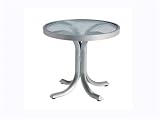 Tropitone Acrylic & Glass Cast Aluminum 20 Round Patio Coffee Table