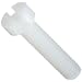 Nylon 6/6 Machine Screw, Cheese Head, Slotted Drive (Metric)