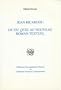 Jean Ricardou. De <I>Tel Quel</I> au nouveau roman textuel. (Collection Monographique Rodopi en Litt�rature Fran�aise Contemporaine 36)