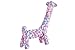 EXPAWLORER Cotton Dental Teaser Puppy Pet Chew Rope Toys for Small Dog Biting 8-inch,Assorted Color Giraffe