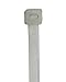 Cambridge Nylon 6/6 UL Listed Cable Ties 11-in 75 Lb Standard Duty Self Locking Natural Zip Ties, 100 Pack, Contractor Quality and Strength