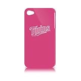 Tribeca  FVA4466 Varsity Jacket Pink Solo for iPhone 4, Minnesota Twins - Pink