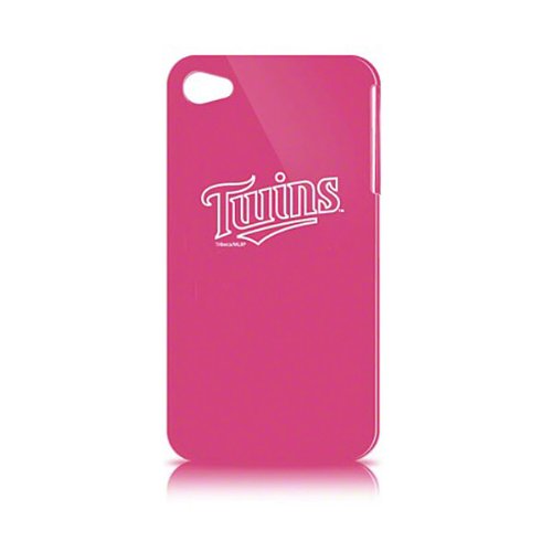 Tribeca  FVA4466 Varsity Jacket Pink Solo for iPhone 4, Minnesota Twins - Pink