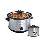 Crock Pot The Original Slow Cooker, 5 Qt. with Bonus Little Dipper Warmer