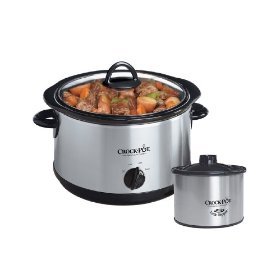 Crock Pot The Original Slow Cooker, 5 Qt. with Bonus Little Dipper Warmer by 