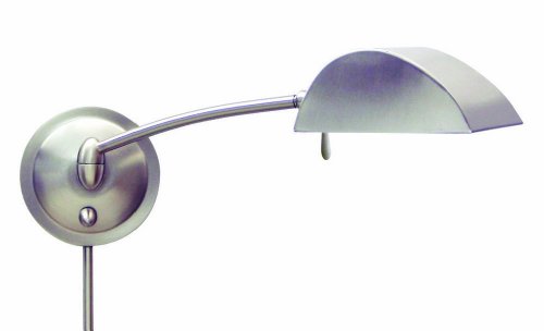 House Of Troy V502-SN Vision Collection Portable Halogen Wall Lamp - Satin Nickel