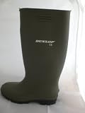 LADIES & MENS GREEN DUNLOP WELLINGTON BOOTS,WELLIES,GARDINING,RAIN,RUBBER