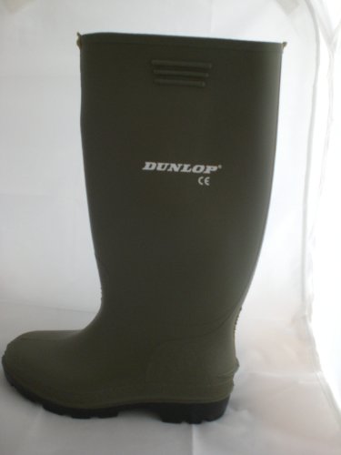 LADIES & MENS GREEN DUNLOP WELLINGTON BOOTS,WELLIES,GARDINING,RAIN,RUBBER