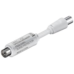 Wentronic Mantelstromfilter (Koaxial-Stecker auf Koaxial-Kupplung) 0,1 m wei�
