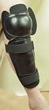 KG17 Race Knee Shin Guard Armor Protector Black Universal size