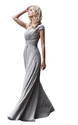 Plus Size Empire   Waistline Chiffon/Taffeta/Tulle Crystal Crystals Beaded Applique Lace Prom Dress/Party Dress 