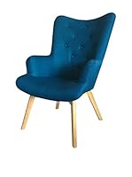 HOME FURNITURE Sillón Azul