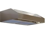 Summit Ultra Series UL2830SS Stainless Steel Under Cabinet Range Hood with 425 CFM Internal Blower, Halogen Lights and Convertible to Ductless: 30 Inch