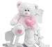 22 White & Pink (It's a Girl) Teddy Bear