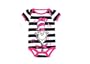 Baby Togs Dr. Seuss Stars And Stripes Cat Newborn Bodysuit, 9 Months, Black/White Stripes
