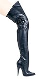 Women's Blaze4 4 Heel Cow Leather Thigh High Boots