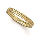 14k Greek Key Thumb Ring - Size 10.0