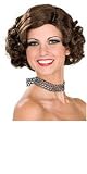 Brown Hair Flapper Costume Wig