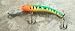 Sporting Goods : Jlvlures JLV Lures Raptor Minnow Freshwater Diver Chili Pepper Tiger : Walleye Sauger Pike Bass Steelhead Crankbait Deep Troll Tantalizing Curve Body Wobble Kicking Rattle Rattling Trolling Casting Cast Treble Bronze Hook Darting Structure Fishing Gravel Bottom Rock Stump