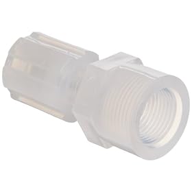 Parker Pargrip GAFS-68 Compression Tube Fitting Adapter PFA 3/8" Tube OD X 1/2" NPT Female