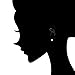 18k White Gold Plated Cubic Zirconia Round Cut Unisex Solitaire Stud Earrings (2.00 carats)
