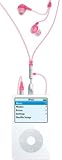 Rivet Stereo Earphone with In-Line Clip Lanyard and GoClip - Pink