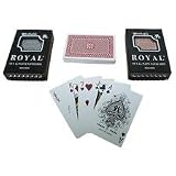 Royal Plastic Playing Cards w/ Cross Pattern (2 Decks)