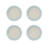 Toscana Blue Stoneware Collection - Set of 4 - 8.5 Inch Appetizer Plates by Caldo-Freddo