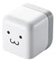 ELECOM iPod/iPhone5/4S/4/3GS/3G �Ή� AC�[�d�� cube�^ USB FACE AVA-ACU01F1