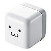 ELECOM エレコム iPhone6 iPhone6 Plus 対応 iPod/iPhone5/4S/4/3GS/3G 対応 AC充電器 cube型 USB FACE AVA-ACU01F1