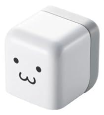 ELECOM iPod��iPhone AC���Ŵ� cube�� USB FACE AVA-ACU01F1