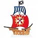 Kitchen & Housewares : Shaped Clock - Pirate Ship
