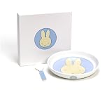 Miffy Plate and Spoon Set - Blue