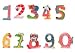 10 Zahlen Buchstaben Holzbuchstaben von Bieco