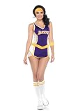 2 Pc Lakers Dress (Purple/Gold;X-Large)