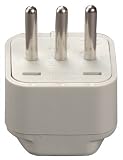 Grounded Adapter - Europe to Italy - White