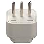 Grounded Adapter - Europe to Italy - White