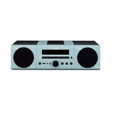 Yamaha MCR 040 Kompaktanlage (MP3-CD-Player, Apple iPod-Dock,  USB) hellgrau